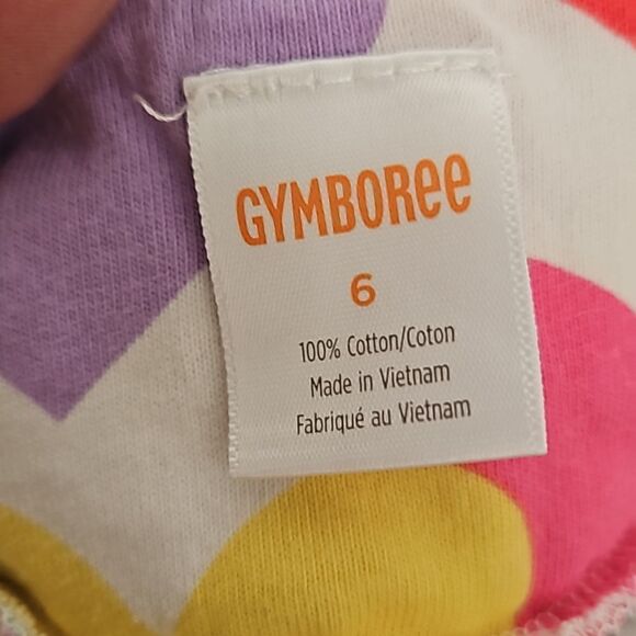 Gymboree Girl's Bundle Of 2 Floral Dresses Purple, Red & Green 6 Years Old - Picture 8 of 16